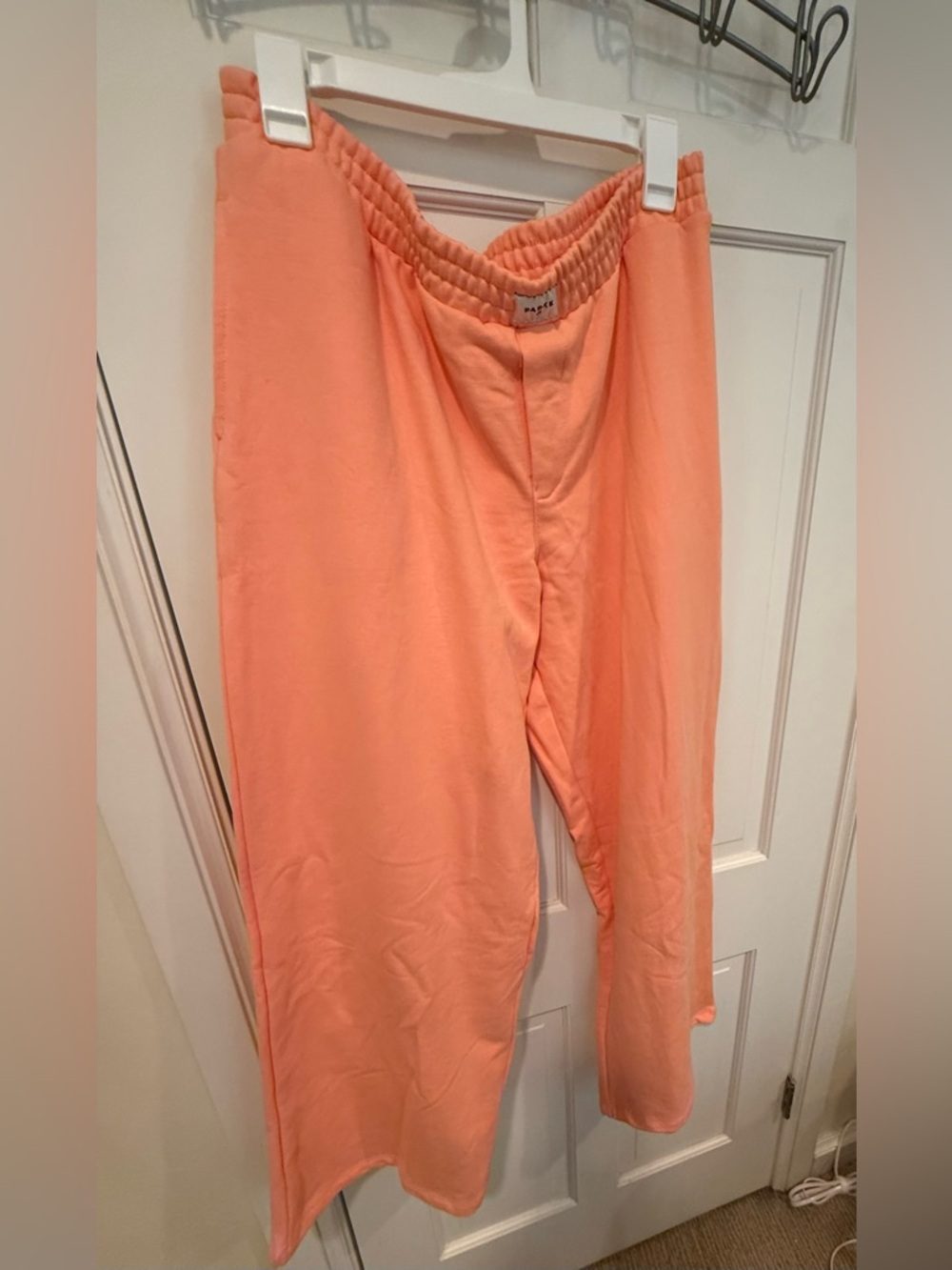 **********sold*********NWT Target × Parke High-Rise Boxer Sweatpants Peach Orang